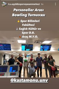 100. Yıl Cumhuriyet Spor Oyunları  Personeller Arası Bowling Turnuvası