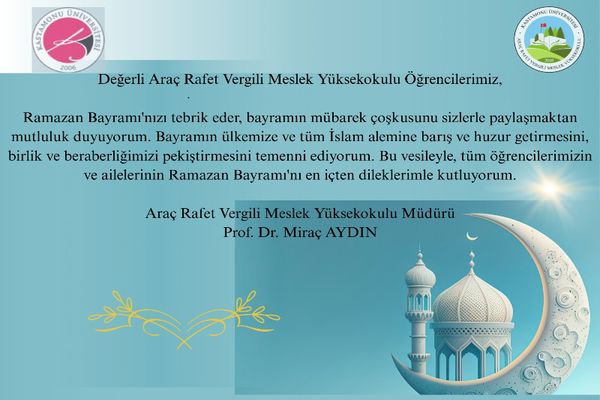 Ramazan Bayramı Kutlaması