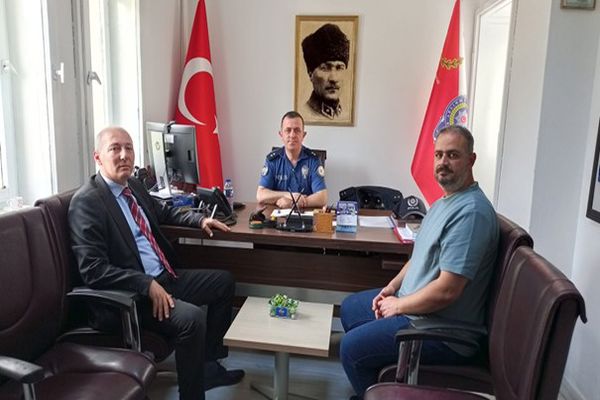 Araç Rafet Vergili Meslek Yüksekokulu Müdürümüz Araç İlçe Emniyet Müdürlüğüne Ziyarette Bulundu