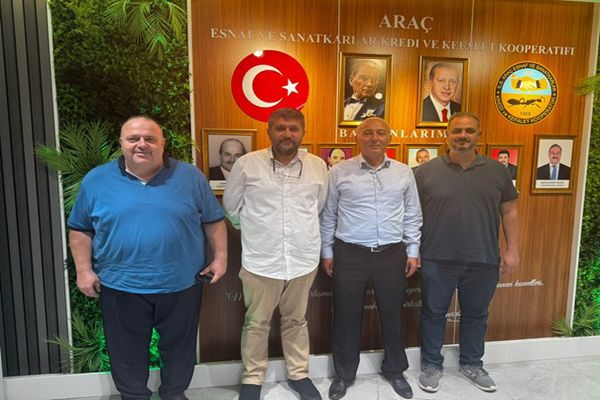 Araç Esnaf ve Sanatkârlar Kooperatifi Başkanlığına Ziyaret