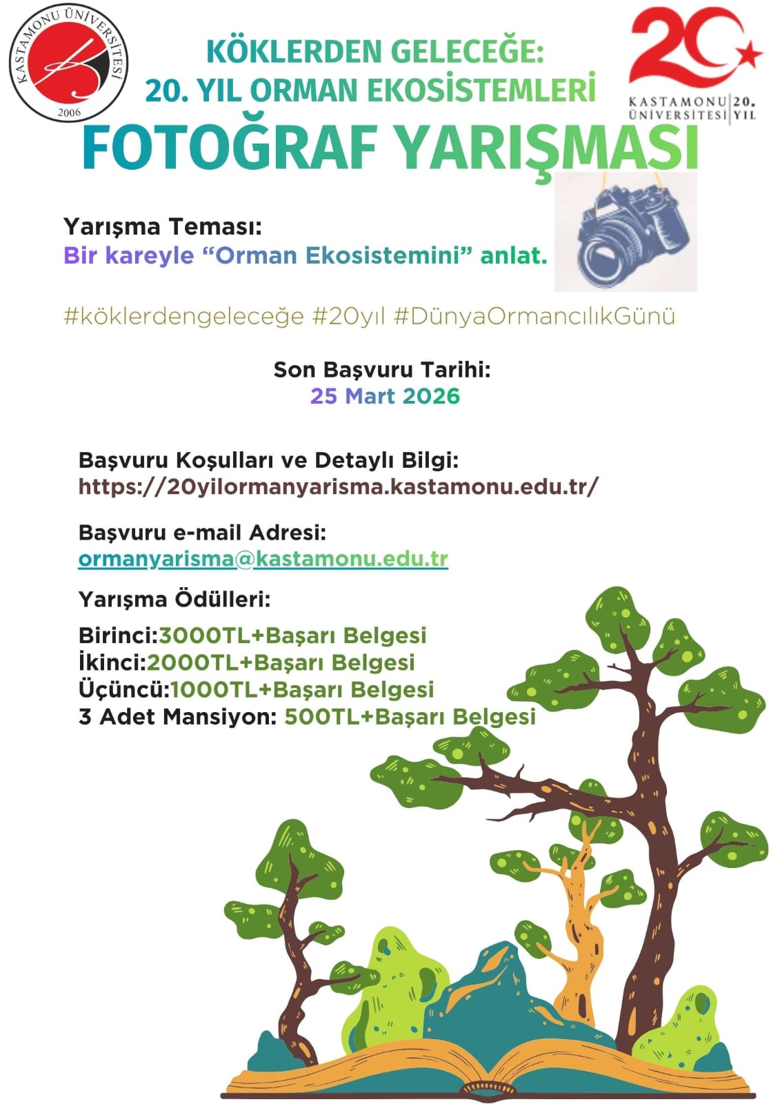 20. Yıl Fotoğraf Yarışması Duyurusu