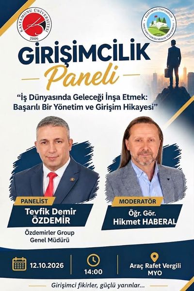 Yüksekokulumuzda “İş Dünyasında Geleceği İnşa Etmek: Başarılı Bir Yönetim ve Girişim Hikayesi” Paneli Gerçekleştirildi